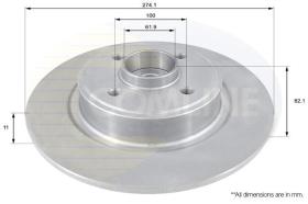 COMLINE ADC1540 - DISCO DE FRENO