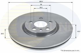 COMLINE ADC1546V - DISCO DE FRENO