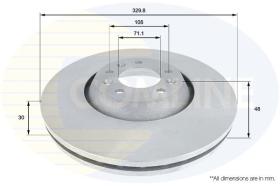 COMLINE ADC1552V - DISCO DE FRENO
