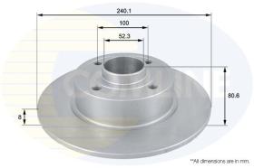 COMLINE ADC1555 - DISCO DE FRENO (SIN RDTO)