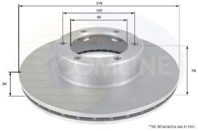 COMLINE ADC1559V - DISCO FRENO