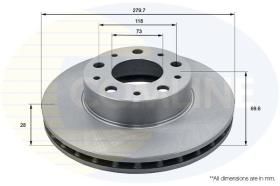 COMLINE ADC1571V - DISCO DE FRENO