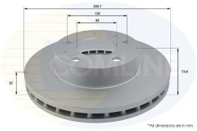 COMLINE ADC1572V - DISCO DE FRENO