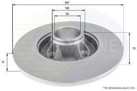COMLINE ADC1573 - DISCO DE FRENO