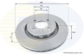 COMLINE ADC1612 - DISCO DE FRENO