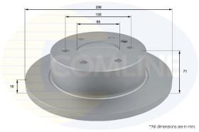 COMLINE ADC1639 - DISCO DE FRENO