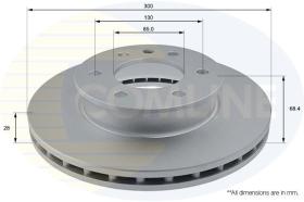 COMLINE ADC1640V - DISCO DE FRENO