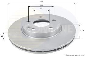 COMLINE ADC1642V - DISCO DE FRENO