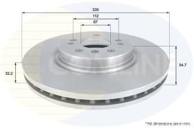 COMLINE ADC1648V - DISCO FRENO