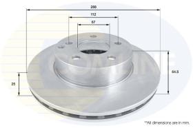 COMLINE ADC1656V - DISCO FRENO