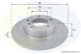COMLINE ADC1701 - DISCO DE FRENO