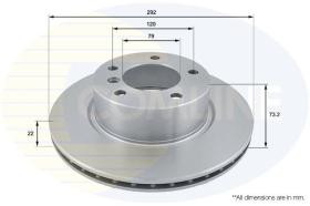 COMLINE ADC1717V - DISCO DE FRENO