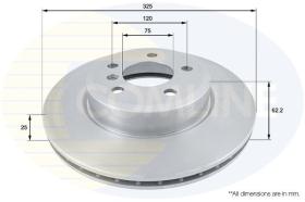 COMLINE ADC1719V - DISCO DE FRENO
