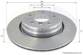 COMLINE ADC1727V - DISCO FRENO ALPINA ROADSTER 02->,BM