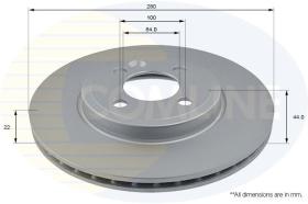 COMLINE ADC1734V - DISCO DE FRENO