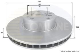 COMLINE ADC1735V - DISCO DE FRENO