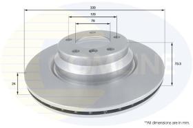 COMLINE ADC1736V - DISCO DE FRENO