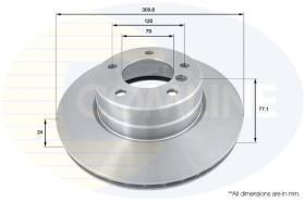 COMLINE ADC1737V - DISCO DE FRENO