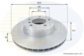 COMLINE ADC1738V - DISCO DE FRENO