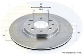 COMLINE ADC1803V - DISCO DE FRENO