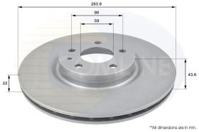 COMLINE ADC1805V - DISCO DE FRENO