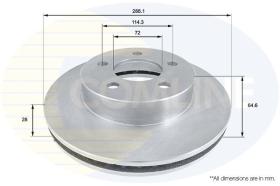 COMLINE ADC2301V - DISCO FRENO