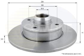 COMLINE ADC3007 - DISCO DE FRENO