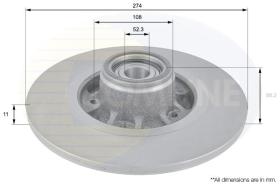 COMLINE ADC3009 - DISCO DE FRENO