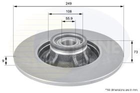 COMLINE ADC3018 - DISCO DE FRENO