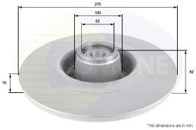 COMLINE ADC3021 - DISCO DE FRENO
