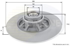 COMLINE ADC3023 - DISCO FRENO