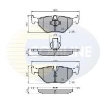 COMLINE CBP01011 - PASTILLA DE FRENO