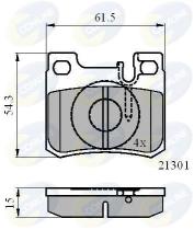 COMLINE CBP01067 - PASTILLA DE FRENO