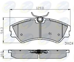 COMLINE CBP01073 - PASTILLA DE FRENO