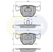 COMLINE CBP01096 - PASTILLA DE FRENO