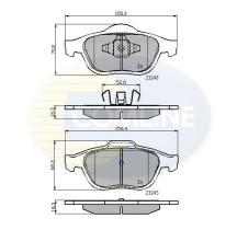 COMLINE CBP01116 - PASTILLA DE FRENO