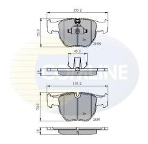 COMLINE CBP01157 - PASTILLA DE FRENO