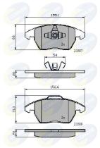 COMLINE CBP01224 - PASTILLA DE FRENO