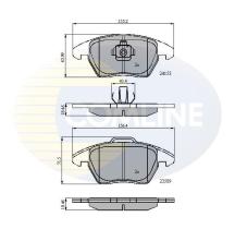 COMLINE CBP01308 - PASTILLA DE FRENO