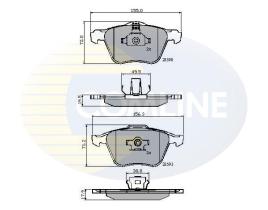 COMLINE CBP01322 - PASTILLA DE FRENO