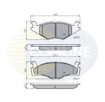 COMLINE CBP0148 - PASTILLA DE FRENO