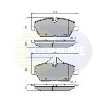 COMLINE CBP01531 - PASTILLA DE FRENO