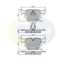 COMLINE CBP01547 - PASTILLA DE FRENO