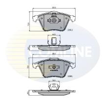 COMLINE CBP01607 - PASTILLA DE FRENO