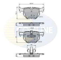 COMLINE CBP01671 - PASTILLA DE FRENO