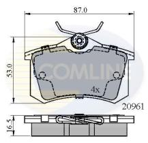 COMLINE CBP01716 - PASTILLAS FRENO SUSTITUIDO X CBP0797