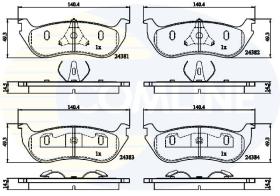 COMLINE CBP01751 - PASTILLA FRENO FORD EXPLORER 97-> 0