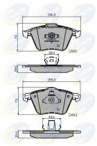 COMLINE CBP01752 - PASTILLA DE FRENO