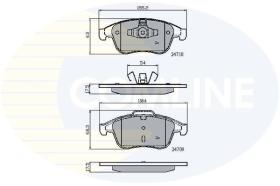 COMLINE CBP02001 - PASTILLA DE FRENO