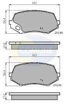 COMLINE CBP02007 - PASTILLAS FRENO